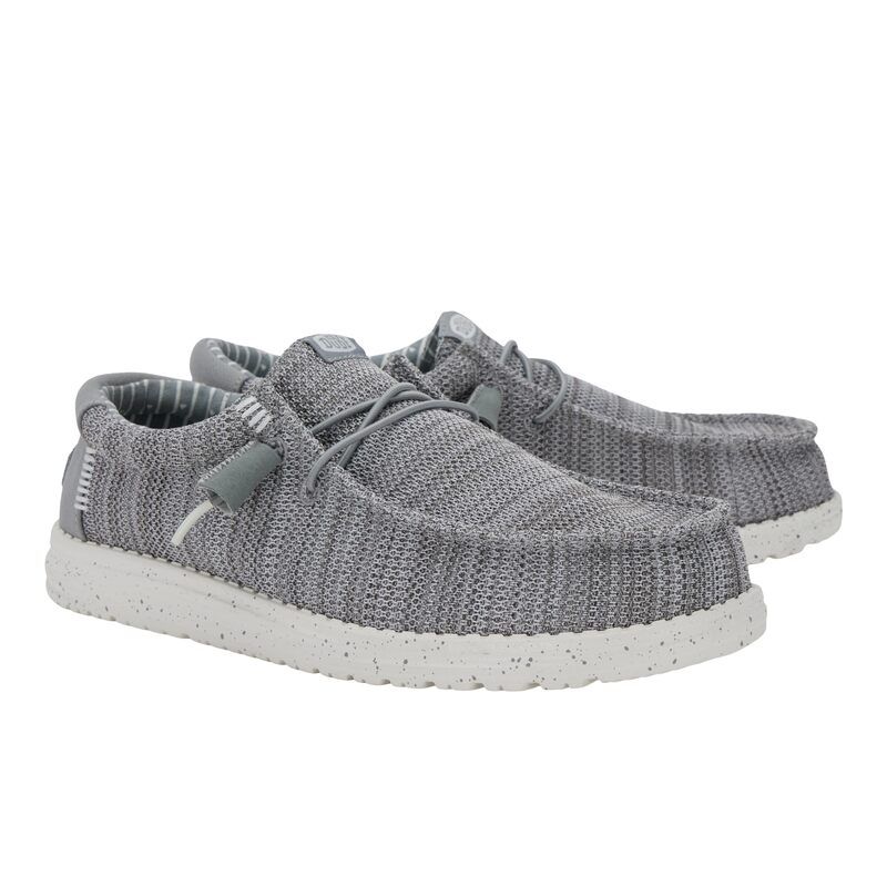 ヘイデュード メンズ シューズ スリッポン・ローファー Hey Dude Wally Stretch Sox Grey グレー