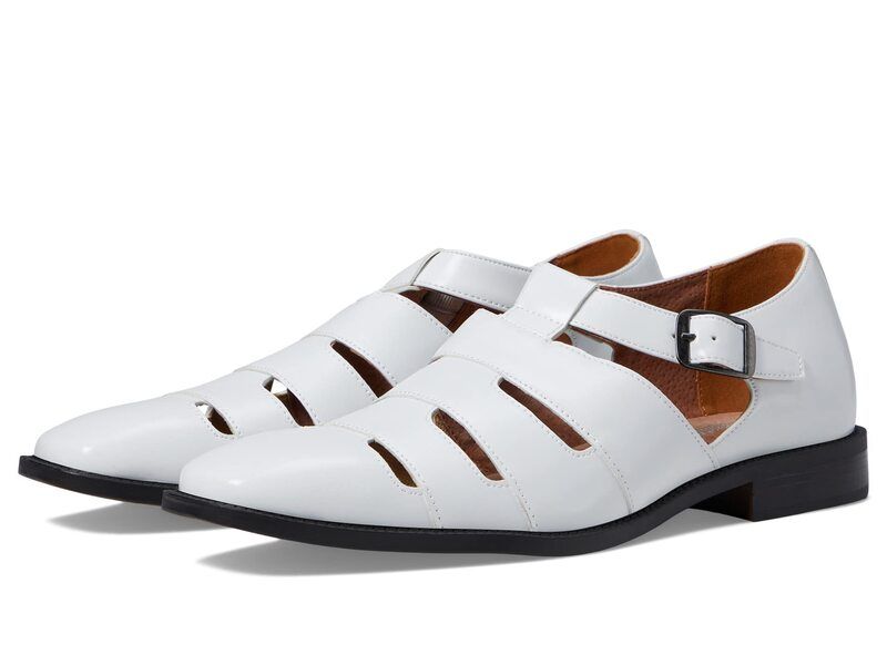 ステイシーアダムス メンズ シューズ サンダル Stacy Adams Calderon City Sandal White ホワイト