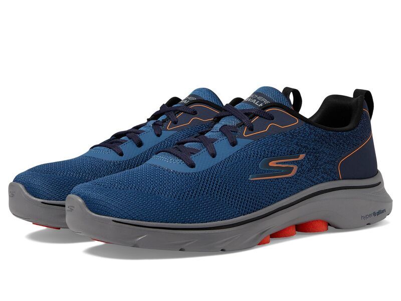 スケッチャーズ メンズ シューズ スニーカー SKECHERS Performance Go Walk 7 Ennoble Navy ネイビー