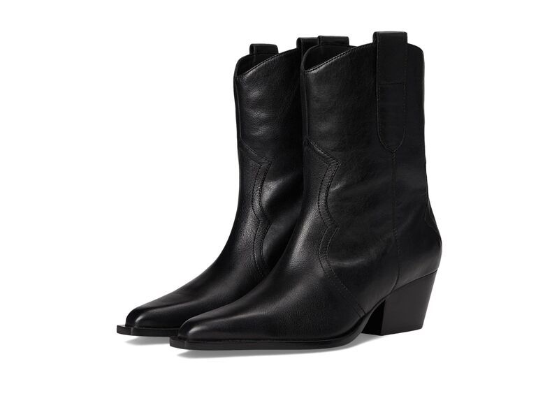 フリーピープル レディース シューズ ブーツ・レインブーツ Free People Cat Nap Cowboy Boots Black Leather ブラック