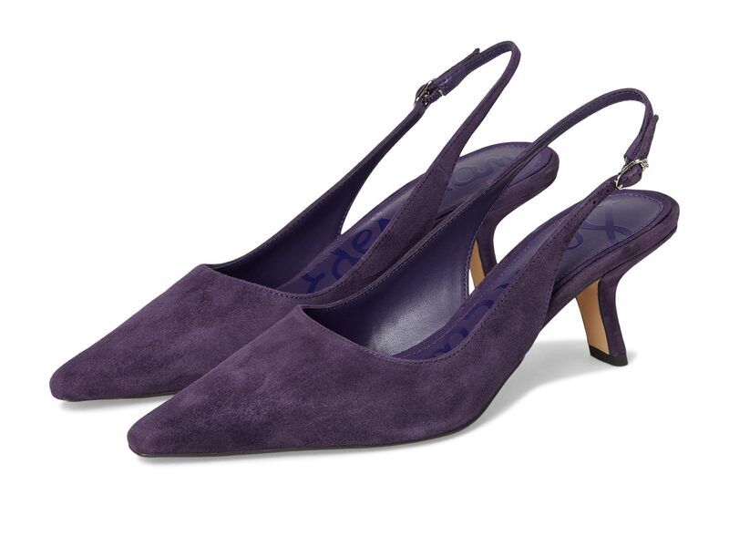 サムエデルマン レディース シューズ ヒール Sam Edelman Bianka Sling Slingback Shoes Deep Violet バイオレット