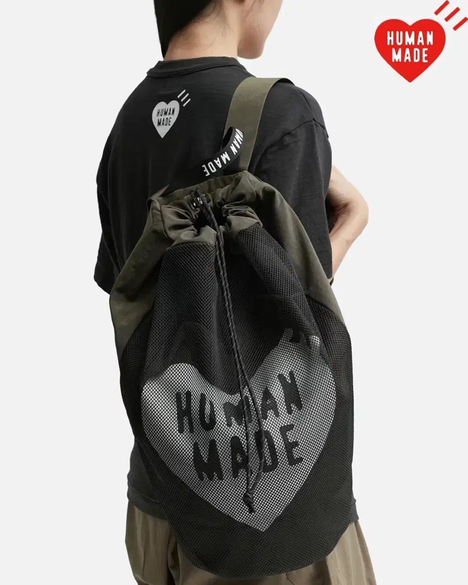 HUMAN MADE ドローストリング バックパック オリーブ ドレープ