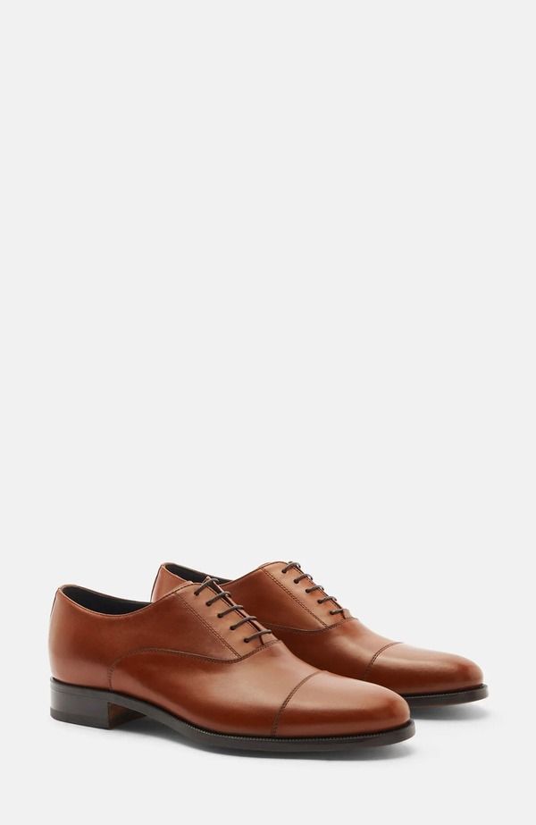 スカロッソ メンズ シューズ オックスフォード ベスト SCAROSSO Vesta Oxfords Cognacalf