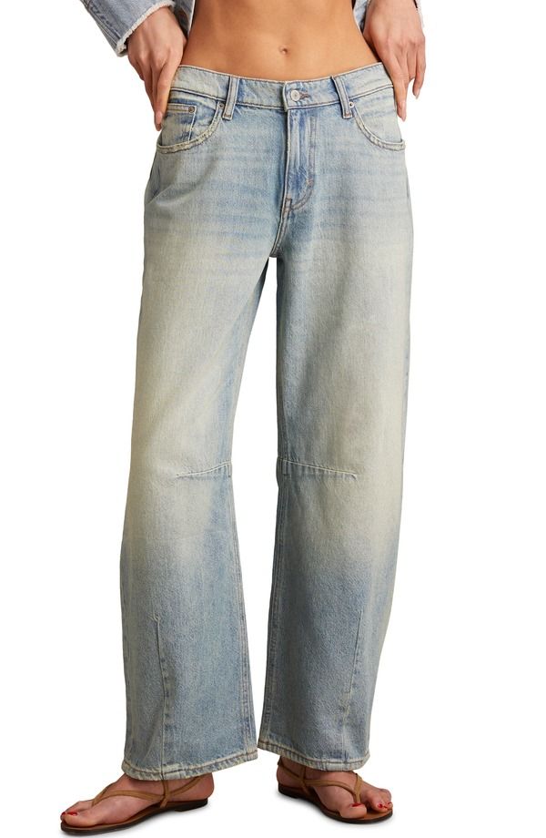 ラッキーブランド レディース ボトムス デニムパンツ ワイドレッグ ジーンズ Lucky Brand Barrel Wide Leg Jeansaddle Up Wash