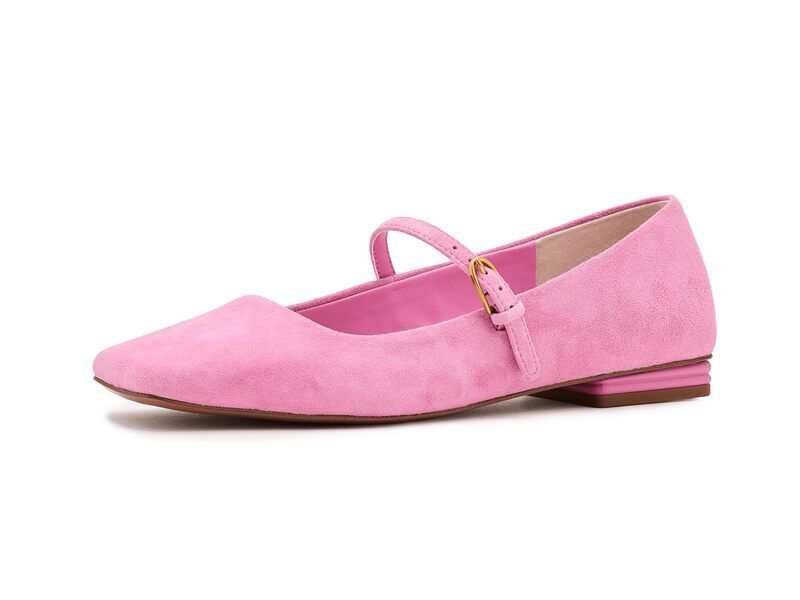 フランコサルト レディース シューズ サンダル Franco Sarto Tinsley Mary Jane Flats Orchid Pink Suede ピンク