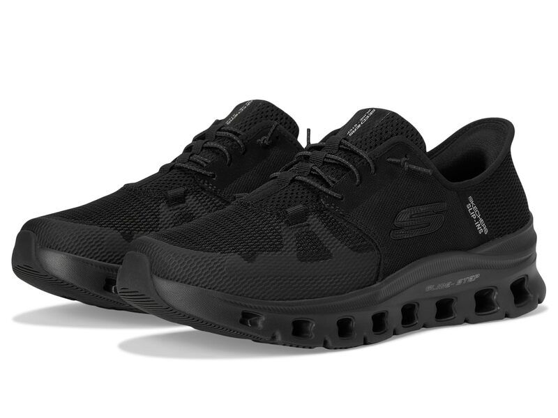 スケッチャーズ メンズ シューズ スニーカー SKECHERS GlideStepro Hands Free SlipIn BlackBlack ブラック