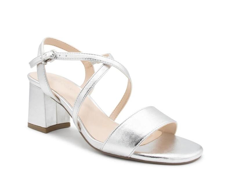 パラドックスロンドン レディース シューズ サンダル シルク Paradox LondonHoneysilk Sandal Silver Metallic シルバー