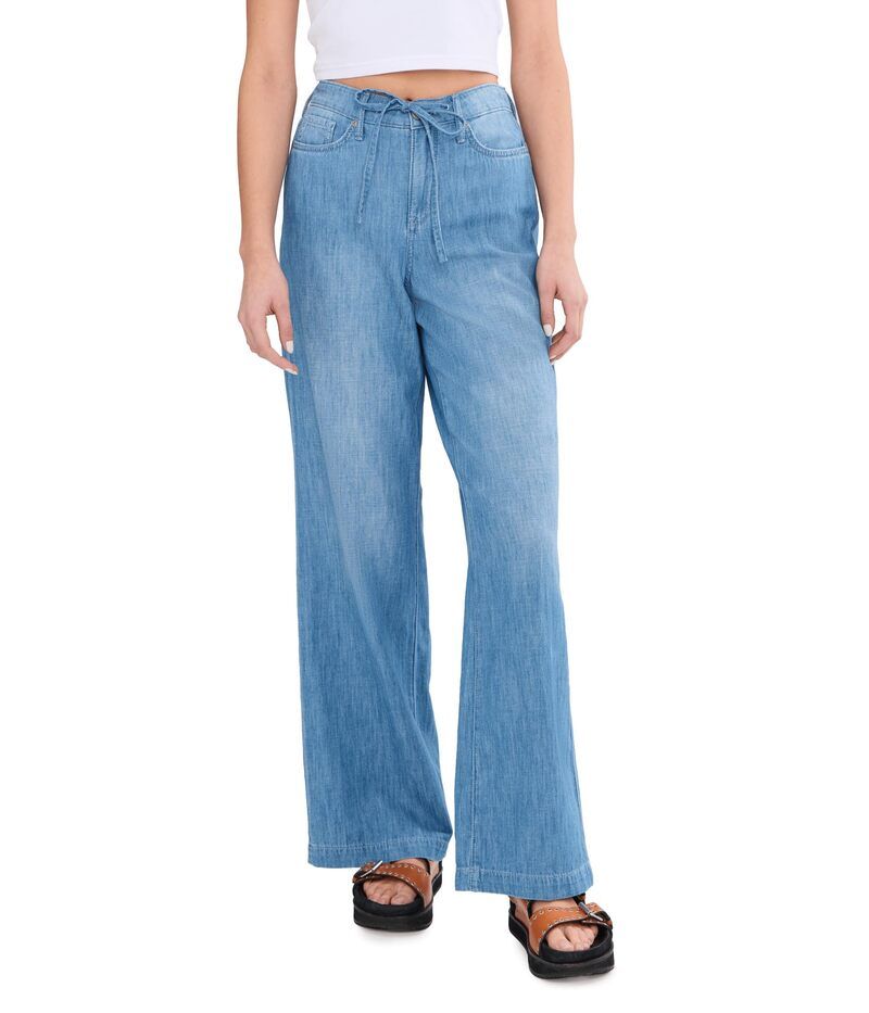 エヌワイディージェイ レディース ボトムス デニムパンツ ワイドレッグ NYDJ Drawstring Teresa Wide Leg Rivierasky