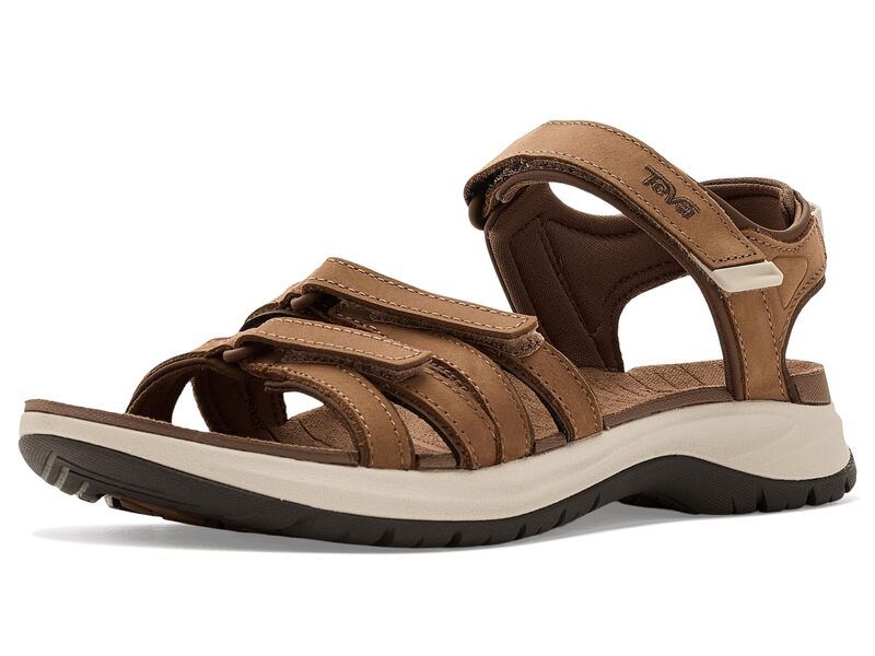 テバ レディース シューズ サンダル レザー Teva Tirra Sport Leather Tan タン
