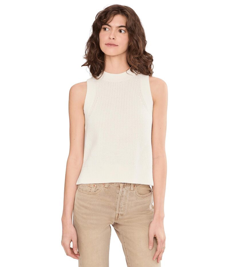 525 アメリカ レディース アウター ニット・セーター クルーネック 525 america Demi High Crew Neck Tank Chalk チョーク