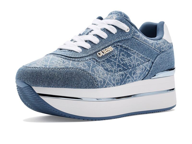 ゲス レディース シューズ スニーカー GUESS Hansin WhiteMedium Bl ホワイト