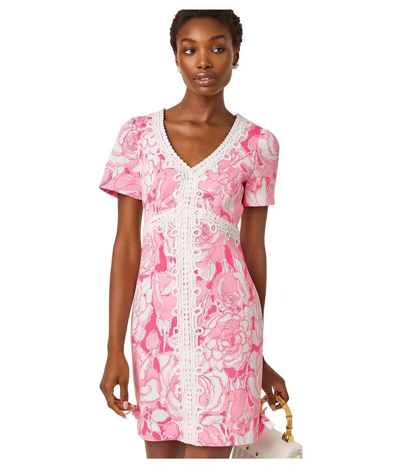 リリーピュリッツァー レディース トップス ワンピース Lilly Pulitzer Evita Short Sleeve Stretch Confetti Pink R ピンク