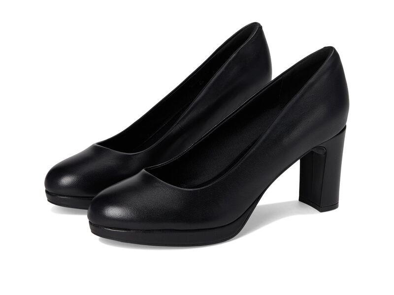 ロックポート レディース シューズ ヒール Rockport Carmen Black Leather ブラック