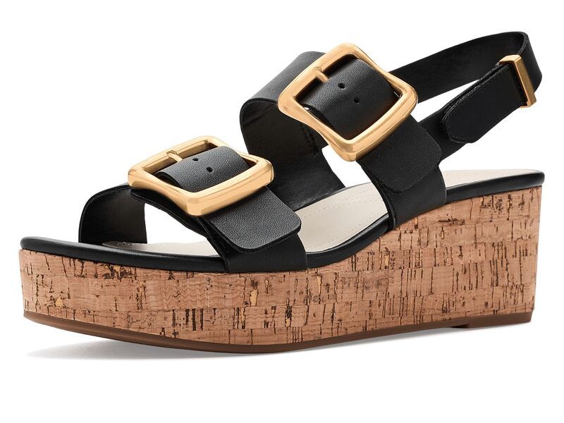 フランコサルト レディース シューズ ヒール Franco Sarto Paizlee Strappy Black ブラック