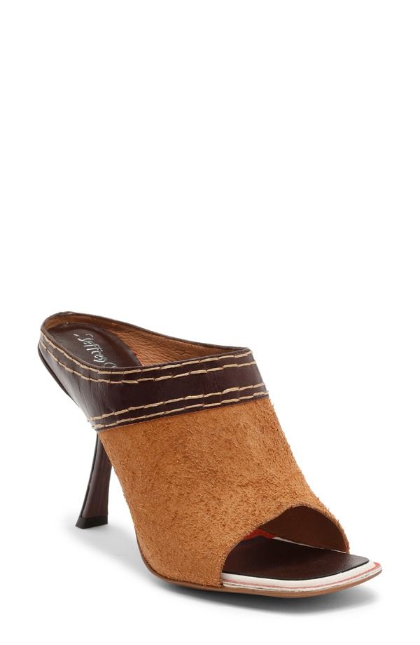ジェフリー キャンベル レディース シューズ ヒール Jeffrey Campbell Zinque Mule Tan Suede Brown ブラウン