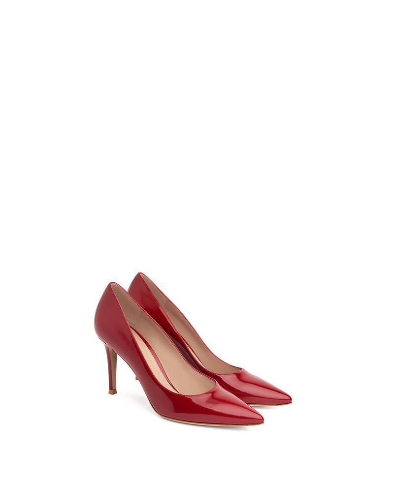ジャンヴィト ロッシ レディース シューズ パンプス Gianvito Rossi Womens Gianvito 85 Pumps Red Glossy Nappa レッド