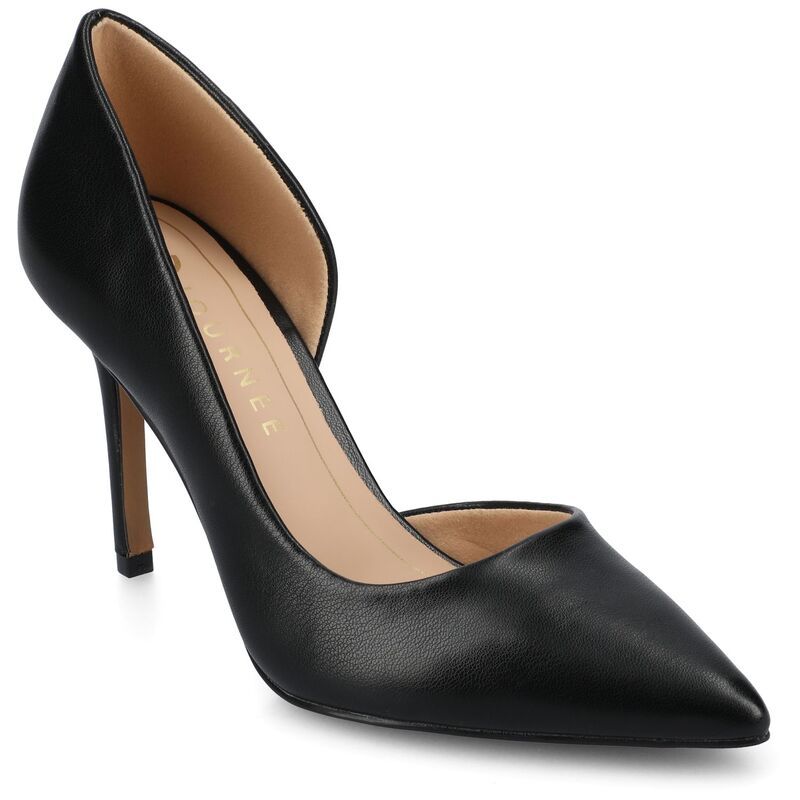 ジャーニー レディース シューズ パンプス ヒール Journee Blanca Womens Pointed Toe Stiletto Heel Pumps Black ブラック