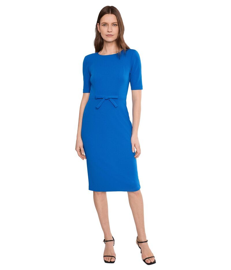 アドリアナ パペル レディース トップス ワンピース ミニ Adrianna Papell Mini Bow Front Sheath Dress Cool Cobalt コバルト