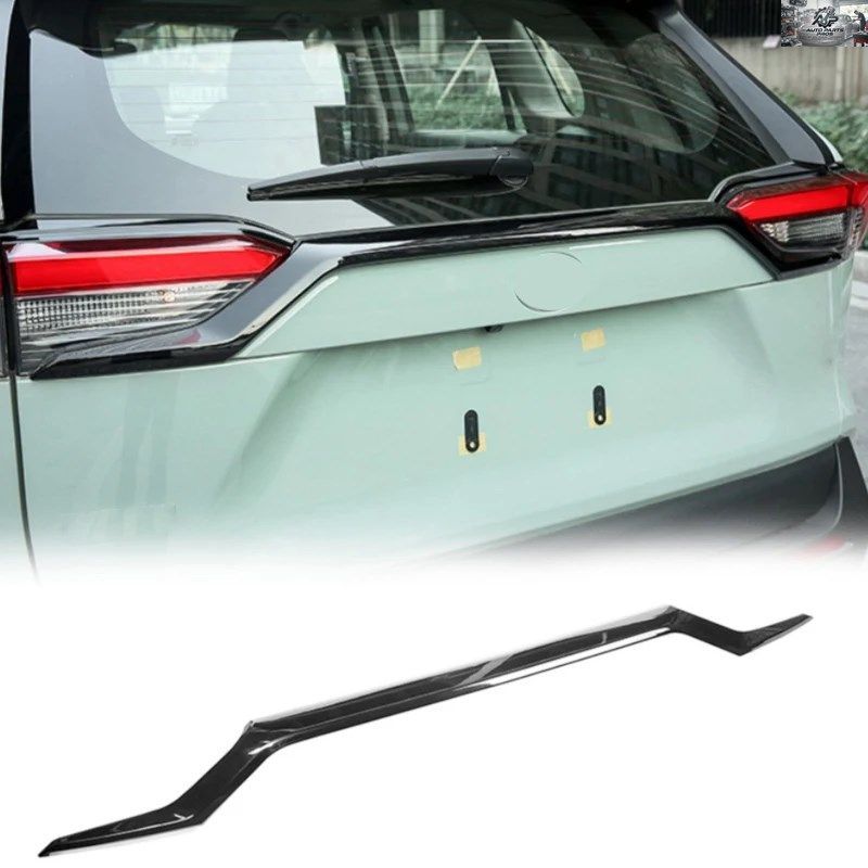 ABS製リアドアトリム テールゲートモールディングトリム トヨタ RAV4 ハイブリッド 2019 - 24 カスタムパーツ