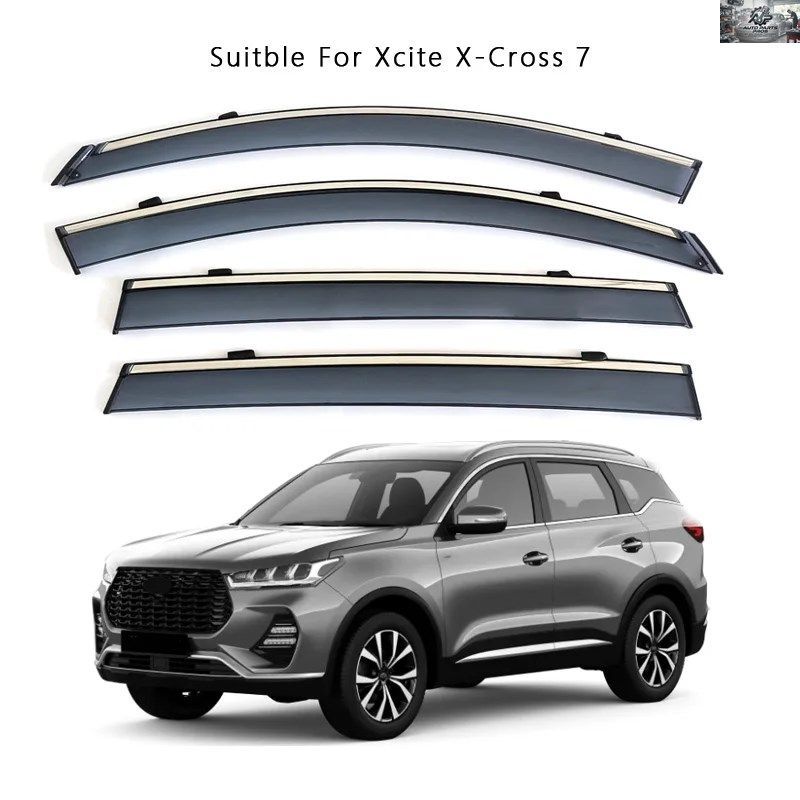 XCITE X-CROSS 7 サイドウィンドウ サンレインバイザーウェザーシールドウィンドウ ディフレクターウェザーシールド カスタムパーツ