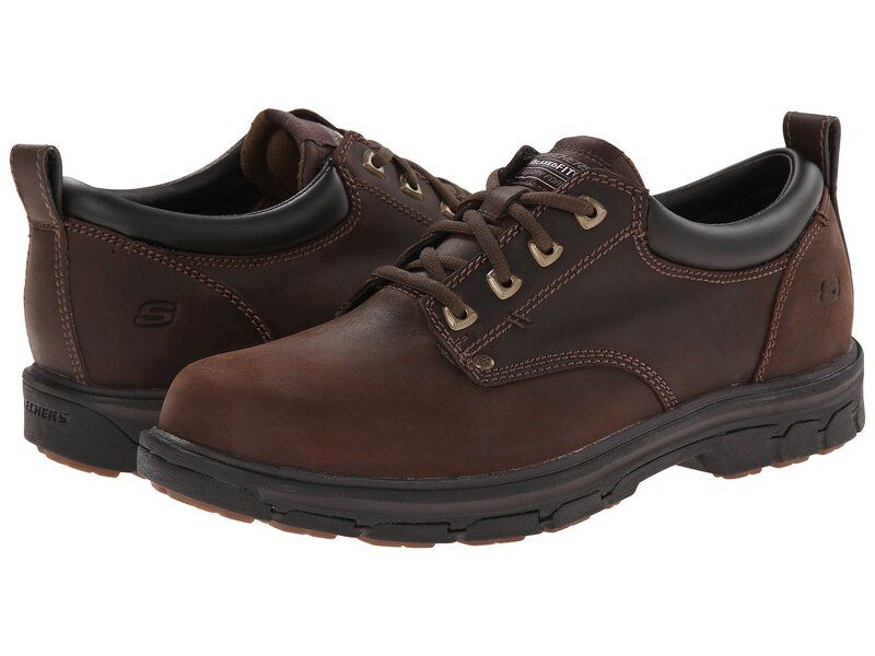 スケッチャーズ メンズ シューズ オックスフォード リラックスフィット SKECHERSegment Relaxed Fit Oxford Brown ブラウン