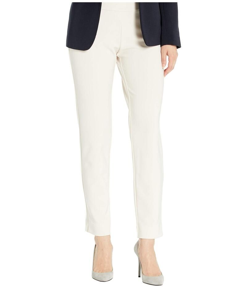 クレイジーラリー レディース ボトムス カジュアルパンツ Krazy Larry Microfiber Long Skinny Dress Pants Cream クリーム