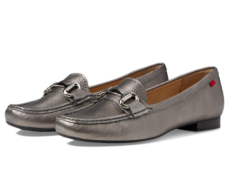 マークジョセフニューヨーク レディース シューズ スリッポン・ローファー Marc Joseph New York Grand Street Loafer Pewter Grainy ピューター