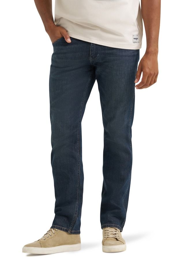 ラングラー メンズ ボトムス デニムパンツ スリムフィット ジーンズ Wrangler Slim Fit Jeans Faded Black ブラック