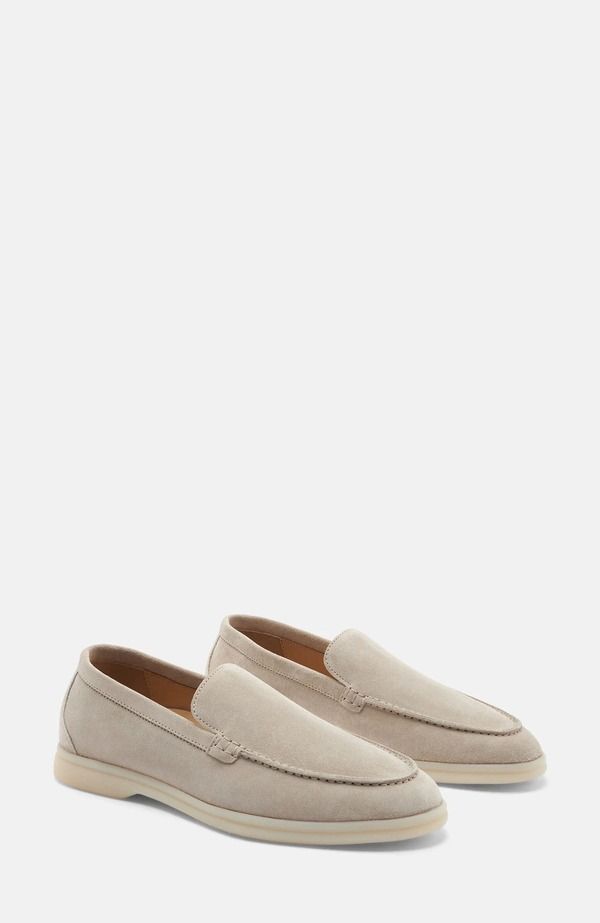 スカロッソ レディース シューズ スリッポン・ローファー SCAROSSO Ludovica Loafersand Suede サンド