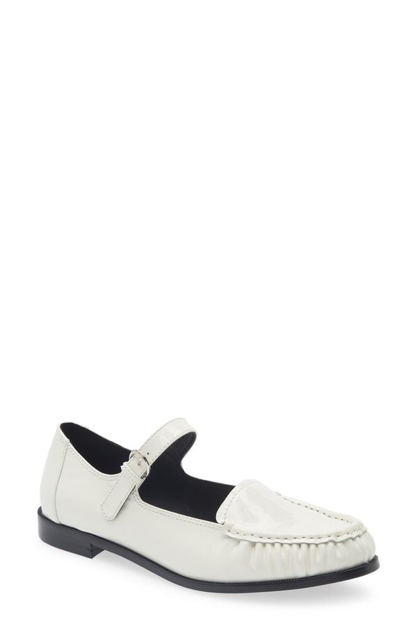 ジェフリー キャンベル レディース シューズ スリッポン・ローファー Jeffrey Campbellillith Mary Jane Flat White Patent ホワイト