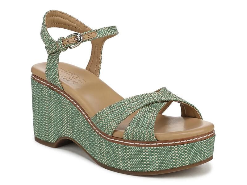 ナチュライザー レディース シューズ サンダル プラットフォーム NaturalizerDovie Platform Sandal Dark Green グリーン