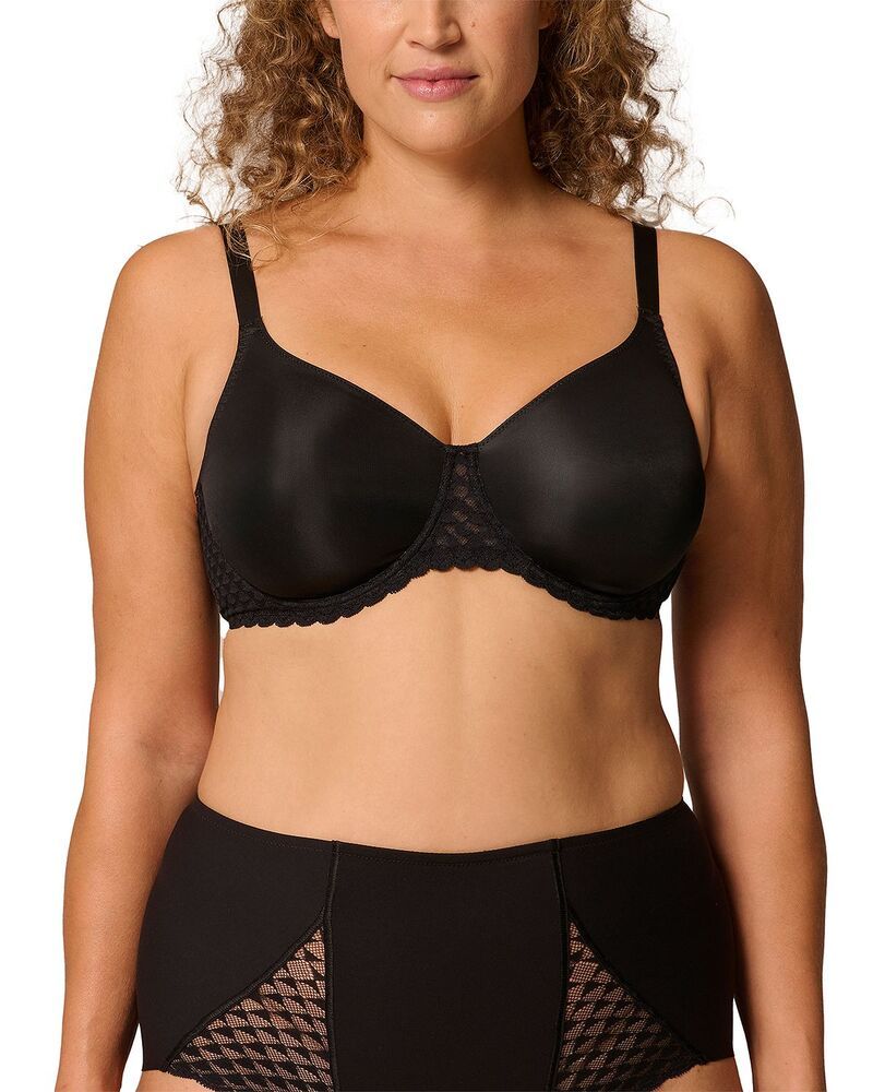 シモーヌペレール レディース アンダーウェア ブラジャー ミニ Simone Perele Subtile Minimizer Bra Black ブラック