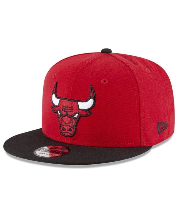 ニューエラ メンズ アクセサリー 帽子 New Era Mens Red Black Chicago Bulls 2Tone 9FIFTY Adjustable Snapback Hat Red Black ブラック 9,571円
