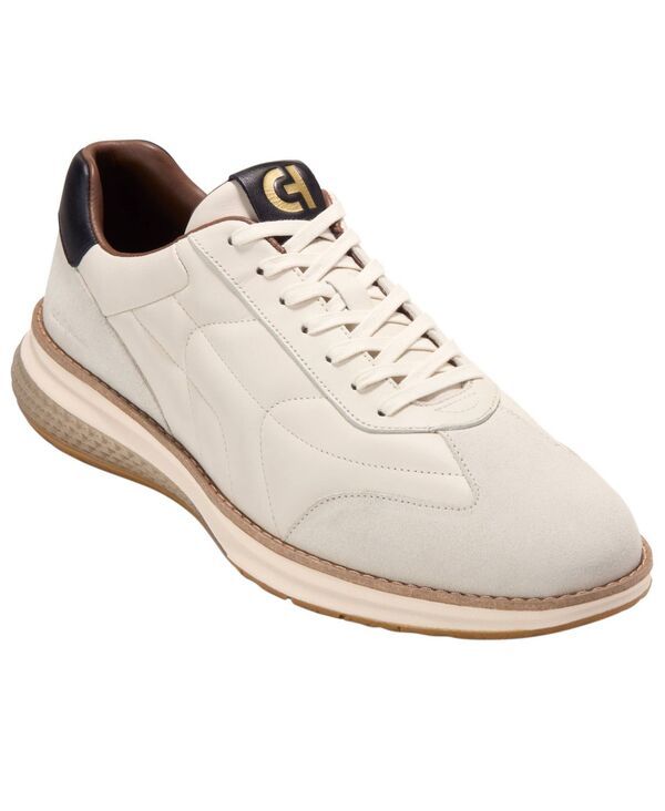 コールハーン メンズ シューズ スニーカー レース Cole Haan Mens GrandPro Touchlinenergyweave LaceUp Sneakers IvorySilver Birch アイボリー