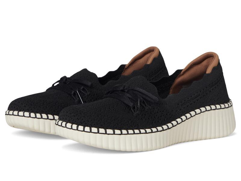 スケッチャーズ レディース シューズ スニーカー ニット Skechers Wilshire Blvd Knit Sail Black ブラック