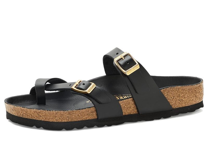 ビルケンシュトック レディース シューズ サンダル レザー Birkenstock Mayari Dressy LeatherWo Amalfi Black ブラック
