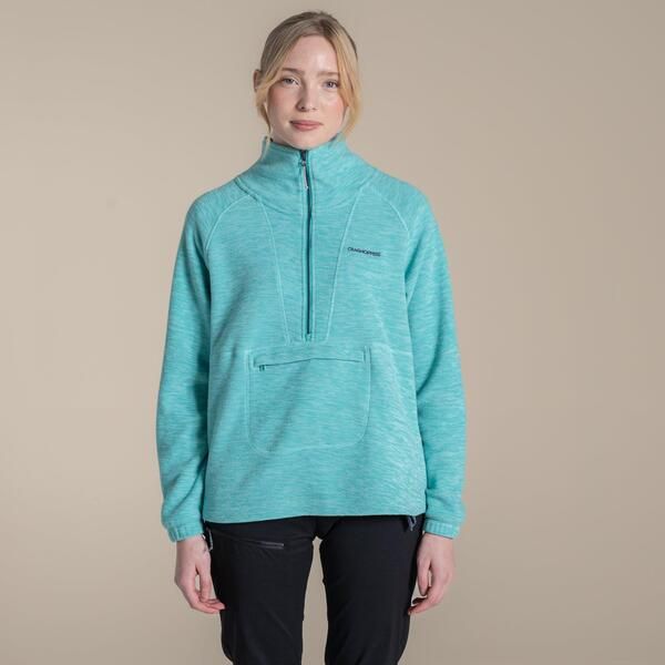 クラッグホッパーズ レディース アウター ジャケット・ブルゾン ハーフジップ フリース Craghoppers Esk IInsulated Half Zip Fleece Jacket Glazed Aqua アクア