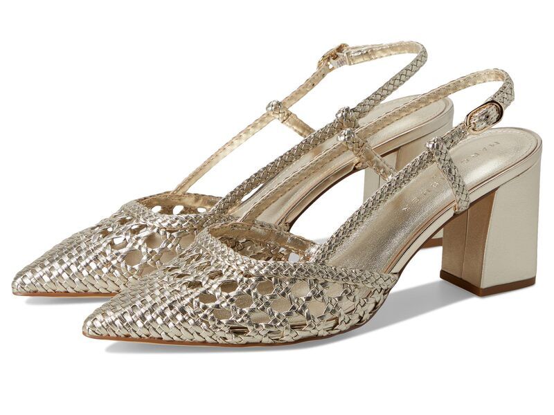 マーク・フィッシャー レディース シューズ ヒール Marc Fisher LTD Zunnie Gold Leather ゴールド