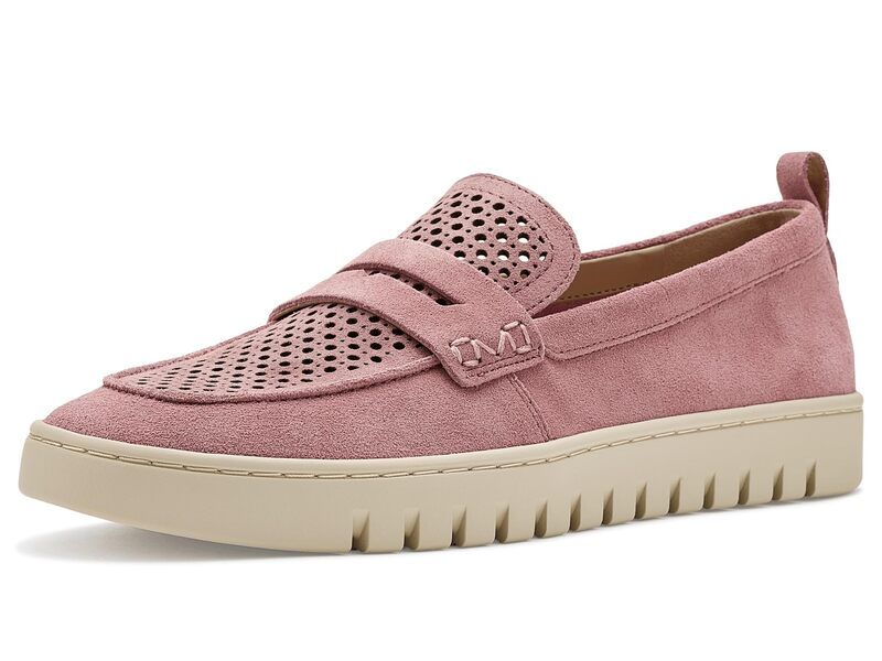 バイオニック レディース シューズ スリッポン・ローファー VIONIC Uptown Perf Cinderose Suede