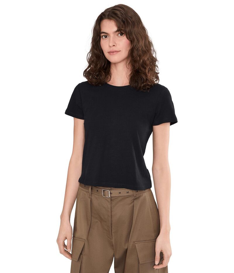 スプレンディット レディース トップス シャツ Splendid Louisa Short Sleeve Tee Black ブラック