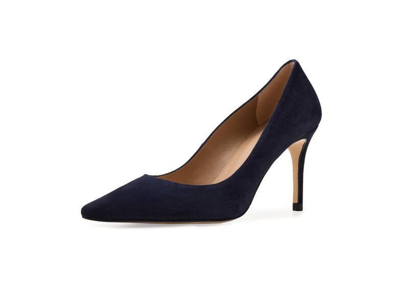 エルケーベネット レディース シューズ ヒール LK Bennett Floret New Pointed Courts Navy ネイビー
