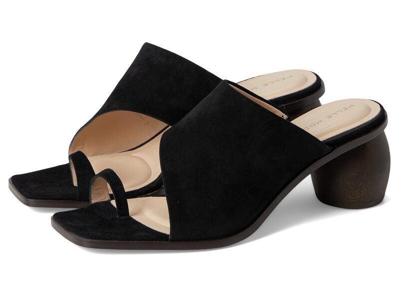 ペレモーダ レディース シューズ ヒール サンダル Pelle Moda Lahni Slide Sandal Black ブラック