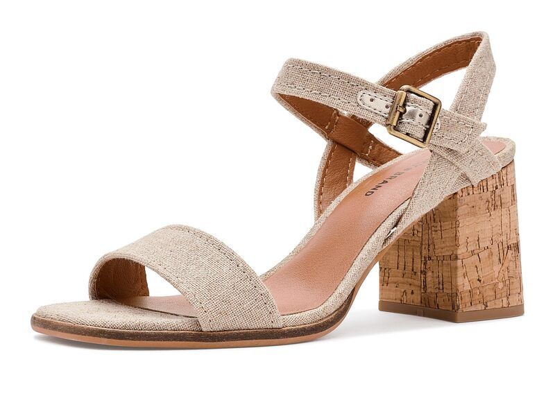 ラッキーブランド レディース シューズ ヒール サンダル アンクル Lucky Brand Halliankle Strap Sandals NaturalPlatino