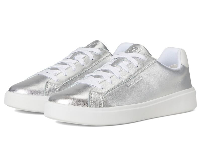 コールハーン レディース シューズ サンダル スニーカー Cole Haan Grand Crosscourt Daily Sneakersilver MetallicWhite ホワイト