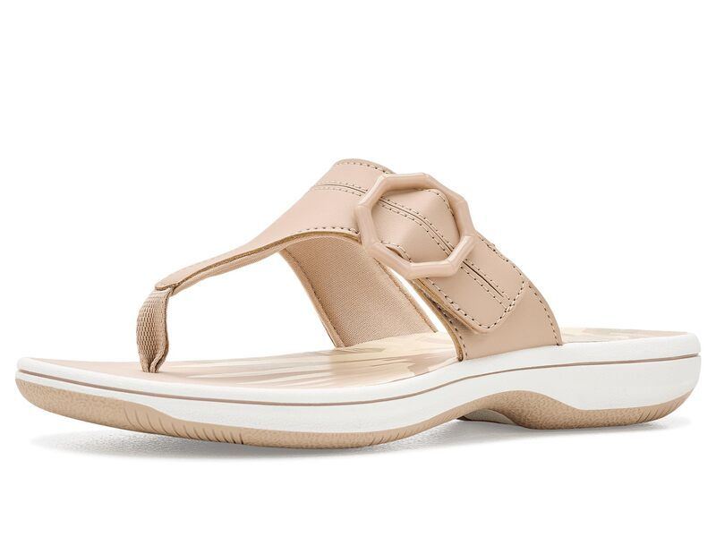 クラークス レディース シューズ サンダル Clarks Breeze Cove Sand Synthetic サンド