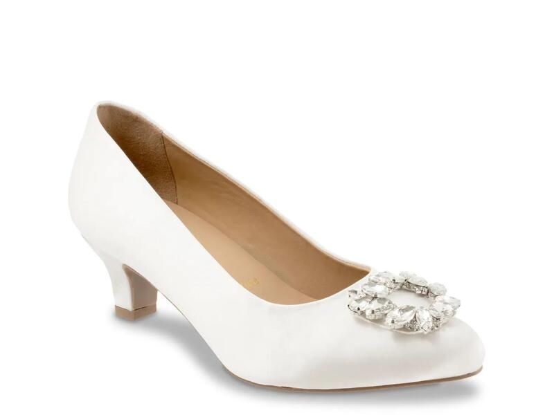 トロッターズ レディース シューズ パンプス TrottersKate Bridal Pump White Satin ホワイト