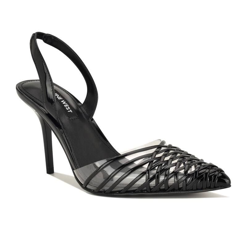 ナインウェスト レディース シューズ パンプス Nine West Pemma Womens Pointed Toe Slingback Pumps Black ブラック