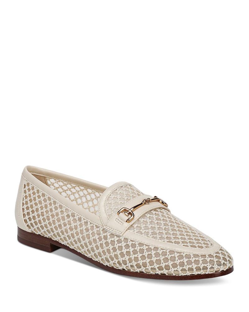 サムエデルマン レディース シューズ スリッポン・ローファー メッシュ Sam Edelman Womens Loraine Mesh Bit Loafers Modern Ivory アイボリー