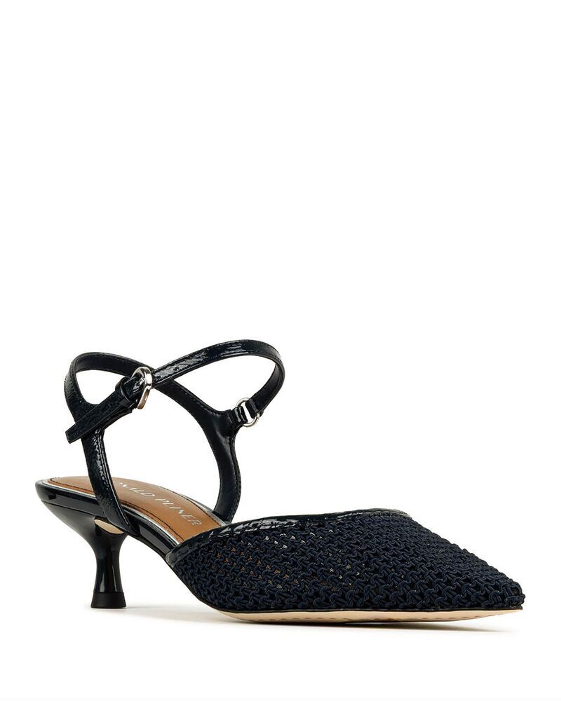 ドナルドプリネール レディース シューズ パンプス Donald Pliner Womens Pointed Toe Slingback Pumps Navy ネイビー