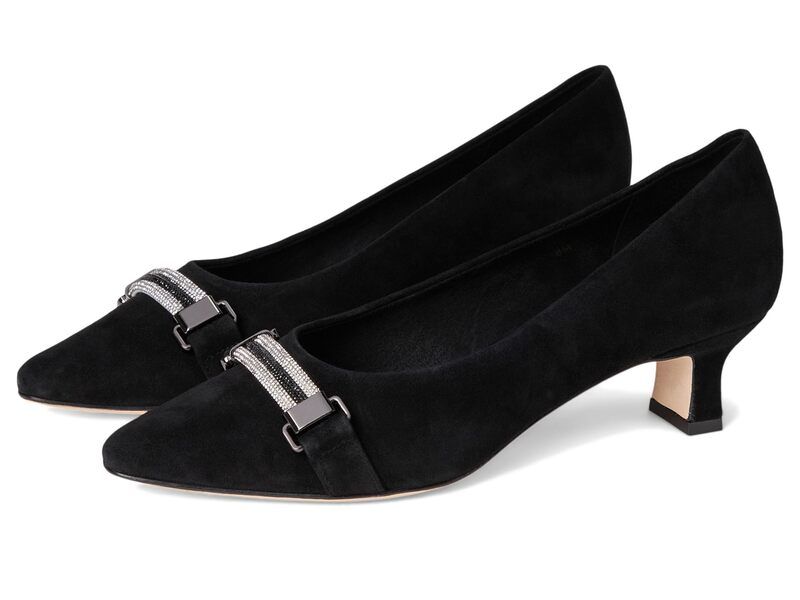 ベネリ レディース シューズ ヒール Vaneli Torey Black Suede ブラック